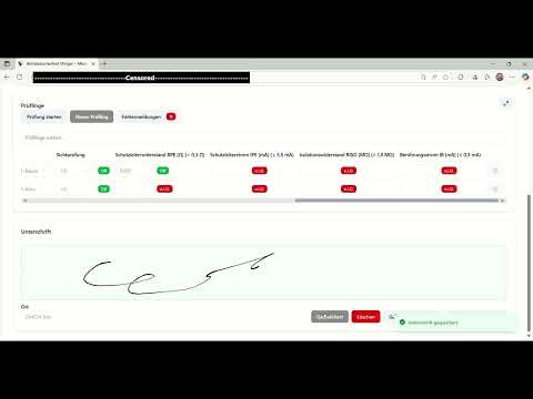 Messdatenverwaltung für BS Efinger